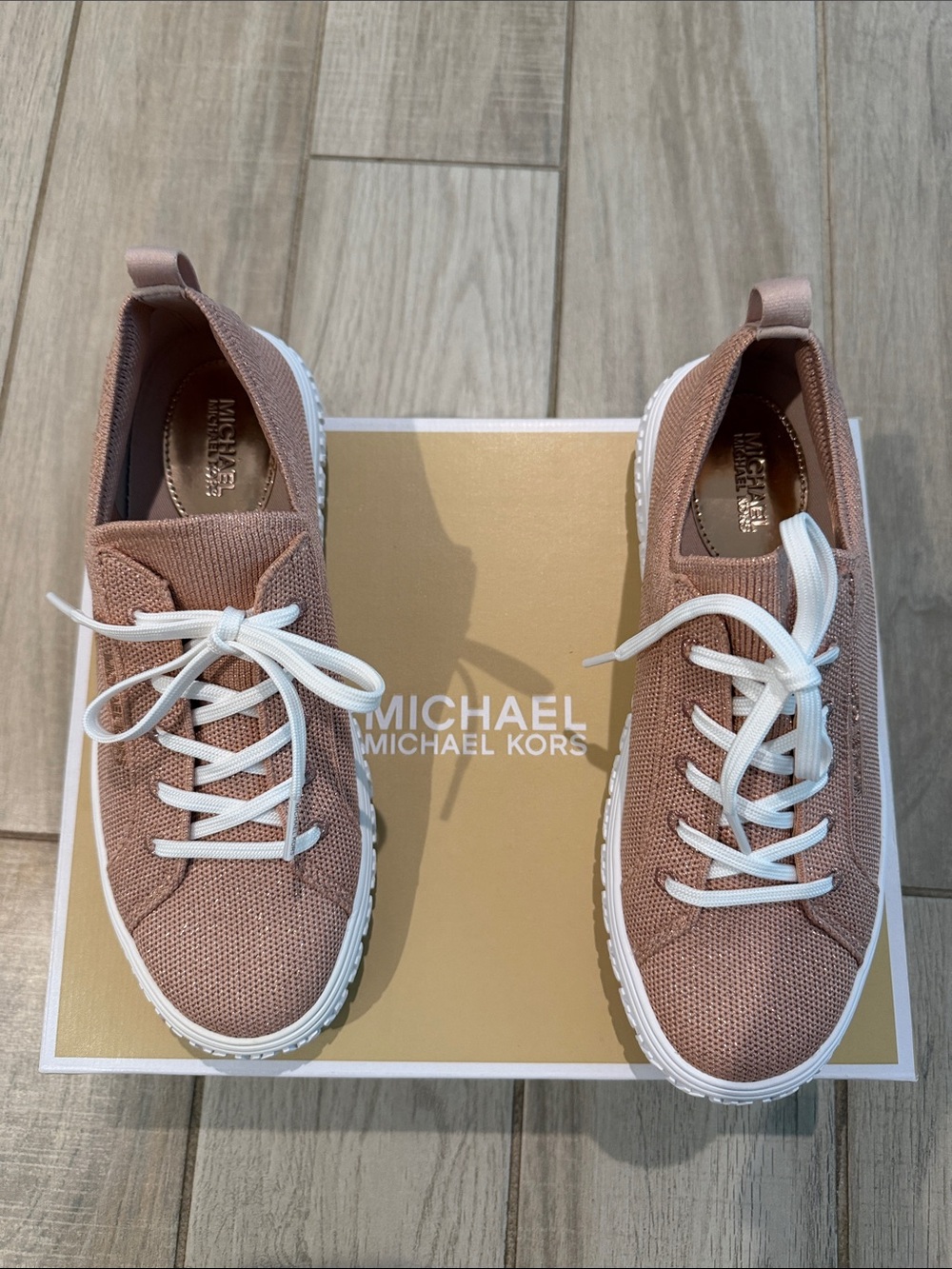 Micheal Kors Rose Gold Women’s Sneakers